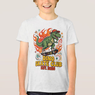 恐竜Tシャツ - ディノスケートクラブ ジュニア T-レックス トライブレンドTシャツ