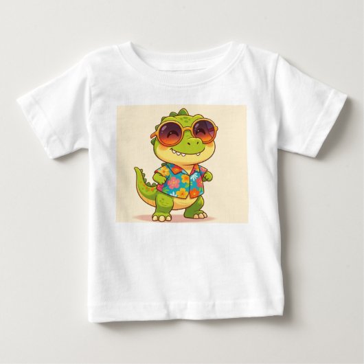 恐竜Tシャツ ベビーTシャツ (正面)