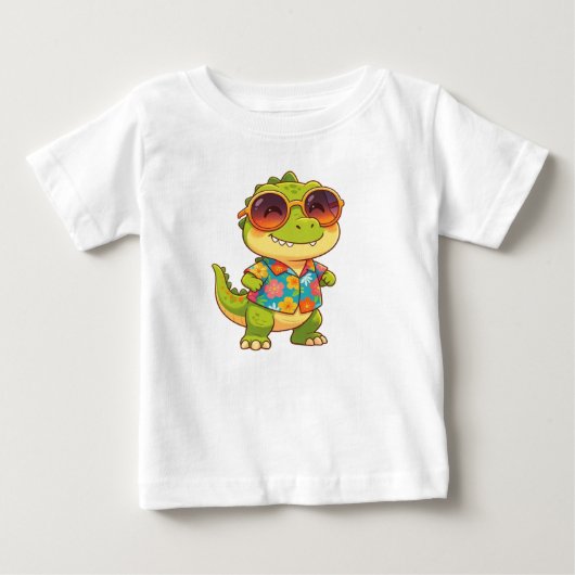 恐竜Tシャツ ベビーTシャツ (正面)