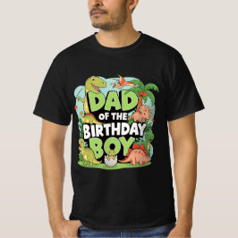 恐竜Tシャツ 誕生日の男の子の父 | ダイナソー Tシャツ
