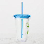 恐竜tレックスの少年の誕生パーティー アクリルタンブラー (右)