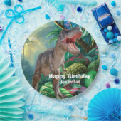 恐竜Tレックスキッズジュラシックワールド ペーパープレート (パーティー)