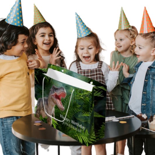 恐竜Tレックスキッズジュラシックワールド ラージペーパーバッグ