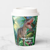 恐竜Tレックスキッズジュラシックワールド 紙コップ (裏面)