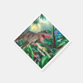 恐竜Tレックスキッズジュラシック世界 スタンダードカクテルナプキン (角)