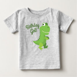 恐竜Tレックスキッズ1st誕生日Dinoパーティー ベビーTシャツ