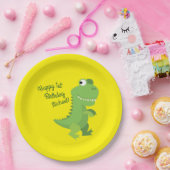 恐竜Tレックスキッズ1st誕生日Dinoパーティー ペーパープレート (パーティー)