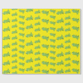 恐竜Tレックスキッズ1st誕生日Dinoパーティー ラッピングペーパー (フラット)