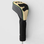 恐竜Tレックスゴルフドライバーカバーパーソナライズされた ゴルフヘッドカバー (アングル)