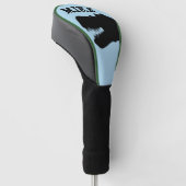 恐竜Tレックスゴルフドライバーカバーパーソナライズされた ゴルフヘッドカバー (アングル)