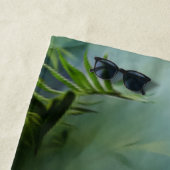 恐竜Tレックスジャングルグリーンジュラシックワールド ビーチタオル (インサイチュ)