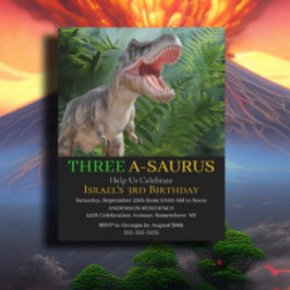 恐竜Tレックスジャングルジュラシックワールド 招待状