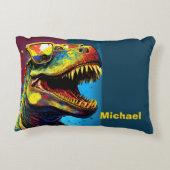 恐竜Tレックスジュラクールシック アクセントクッション (裏面)