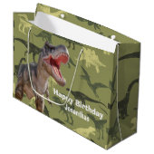恐竜Tレックスジュラシックワールド ラージペーパーバッグ (正面アングル)