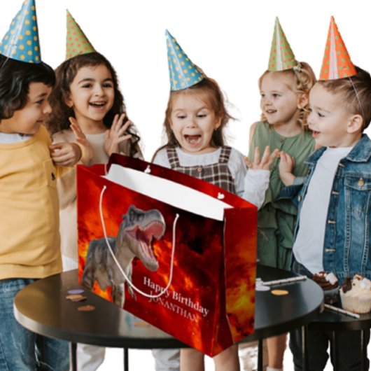 恐竜Tレックスジュラシックワールド ラージペーパーバッグ