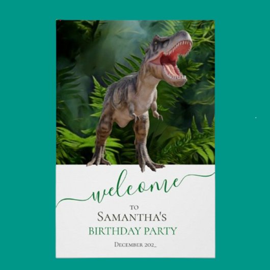 恐竜Tレックスジュラシック世界壁画！ ポスター