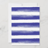 恐竜TレックスダニプールBashボーイブルーパーティー 招待状 (裏面)