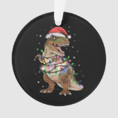 恐竜TレックスツリークリスマスセータークリスマスDino オーナメント (正面)
