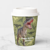 恐竜Tレックスパターンジュラシック世界 紙コップ (裏面)