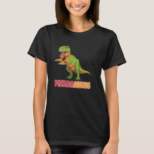 恐竜Tレックスピッツァパーティー男の子たちFo Tシャツ