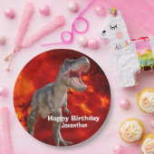 恐竜Tレックスファイアジュラシック世界 ペーパープレート (パーティー)