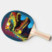 恐竜Tレックスモダンワールドキッズ 卓球ラケット (横)