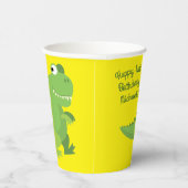 恐竜Tレックス子供の誕生日パーティー 紙コップ (右)