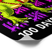 恐竜Tレックス学校の恐竜TレックスKの100日 ポスター (角)