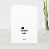 恐竜Tレックス誕生日かわいいジュラシックカード カード (裏面)