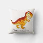 恐竜Tレックス金ゴールド装飾用クッション クッション (裏面)