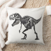 恐竜Tレックス骨 クッション (ブランケット)