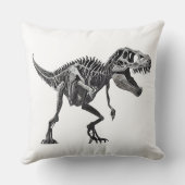 恐竜Tレックス骨 クッション (裏面)