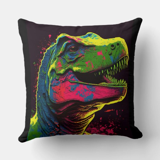 恐竜Tレックス クッション (裏面)