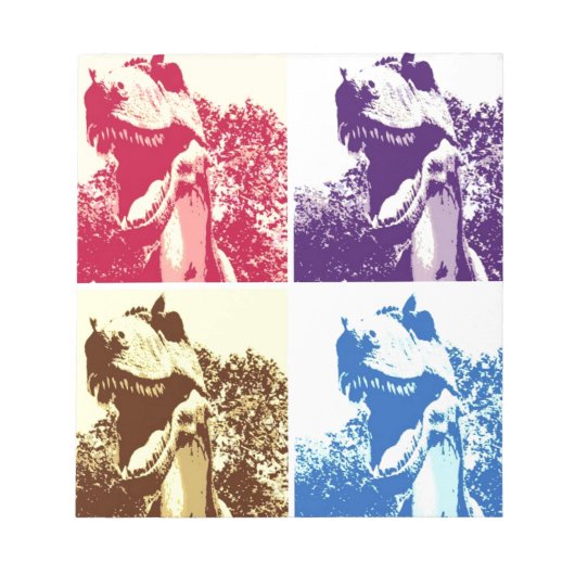 恐竜Tレックス ノートパッド (正面)