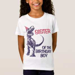 恐竜T-Rexパーティーハット 誕生日兄弟の姉妹 Tシャツ