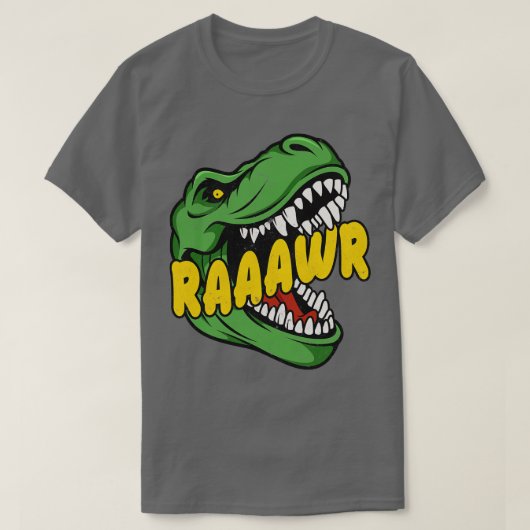 恐竜TRexラアール Tシャツ (デザイン正面)