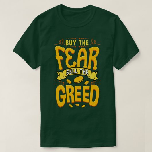 恐買が欲を売る Tシャツ (デザイン正面)