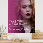 恒久メイクの所要時間 ポスター (キッチン)