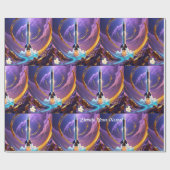 恒星の上昇 ラッピングペーパー (フラット)