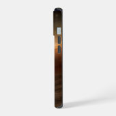 恒星の周りを回る惑星形成物質の円盤 iPhone 15ケース (左側面)
