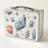 恒星の弁当箱宇宙をテーマにした子供用の弁当内容 メタルランチボックス (裏面)