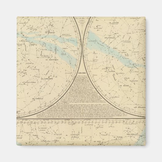 恒星マップ マグネット (正面)