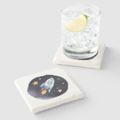 恒星ロケットの冒険 ストーンコースター (横)