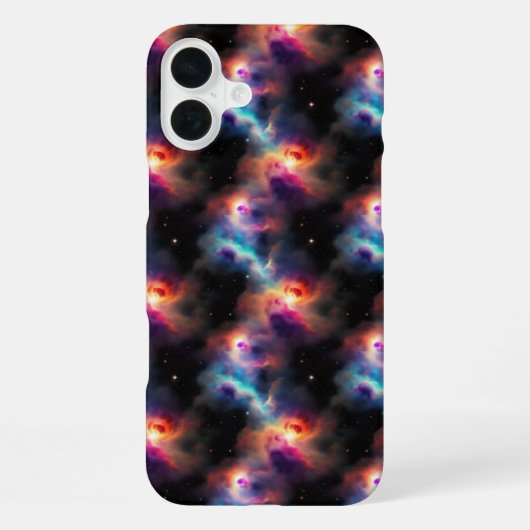恒星交響星星星星雲パターン iPhoneケース (裏面)