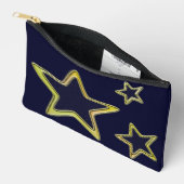 恒星金ゴールド アクセサリーポーチ (見開き)