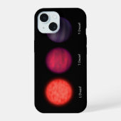 恒星間旅行者から見た褐色矮星 iPhone 15ケース (裏面)