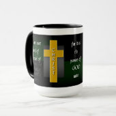 恥じなかったキリスト教の聖書の詩のコーヒー・マグ マグカップ (正面左)