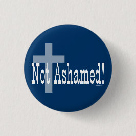 恥じなかった! ロマンの1:16 (十字と) 缶バッジ