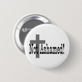 恥じなかった! ロマンの1:16 (十字と) 缶バッジ (正面&裏面)