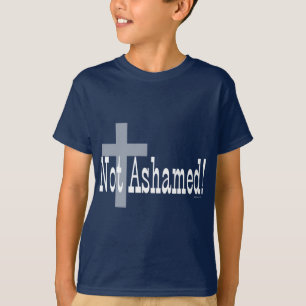 恥じなかった! ロマンの1:16 (十字と) Tシャツ